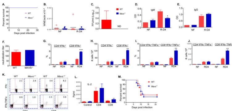 FIG 8 Antibody and T cell responses in WNV NS4B-P38G-infected mice during secondary challenge