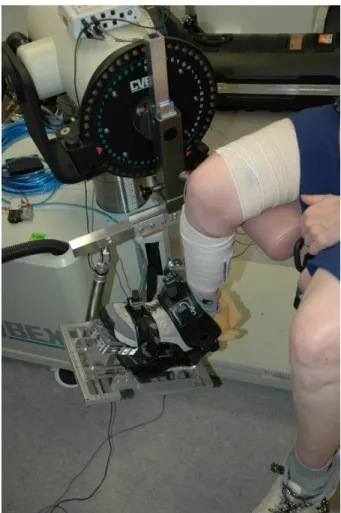 Figure 13:  Ankle Loader with Knee in 90 °  of flexion 