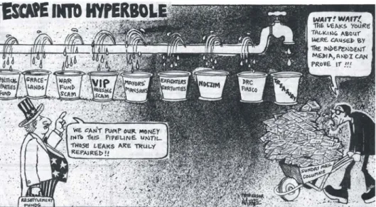Figure 2   Cartoon about financial situation Zimbabwe  (Source: see footnote 185) 