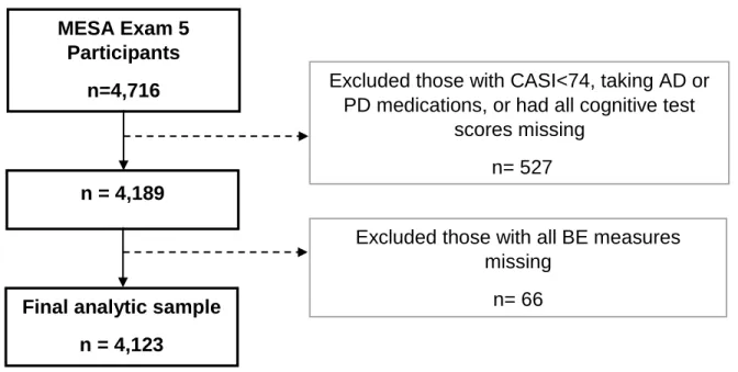 Figure 3.1. Sample size flow diagram for Paper 2 