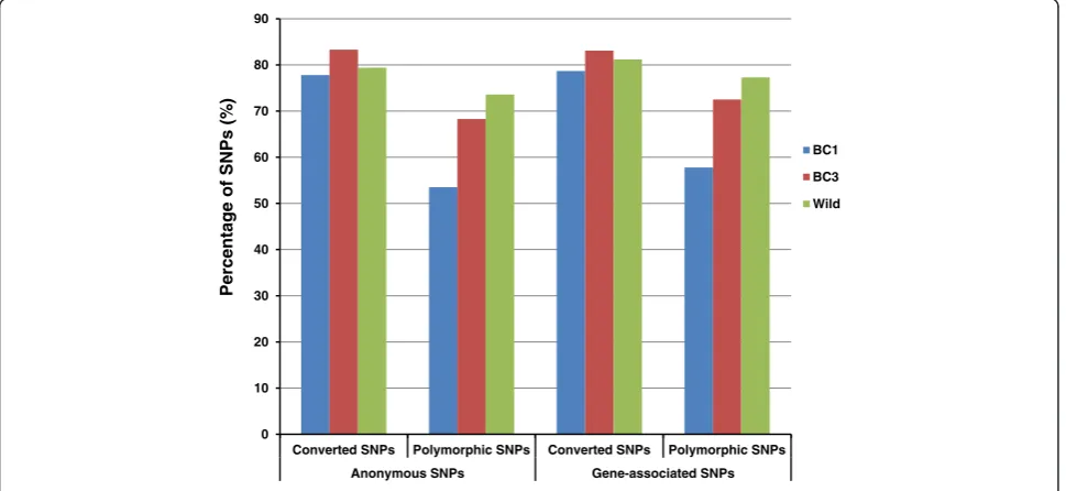 Figure 6 Performance between gene-associated SNPs and anonymous SNPs.