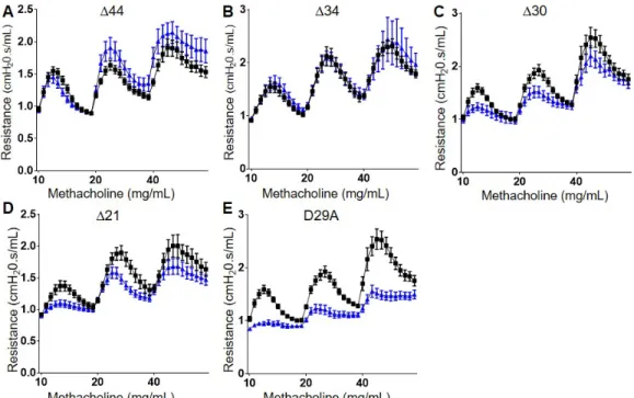 Figure 2.7 SPLUNC1’s N-terminus is Critical for AHR Reduction  