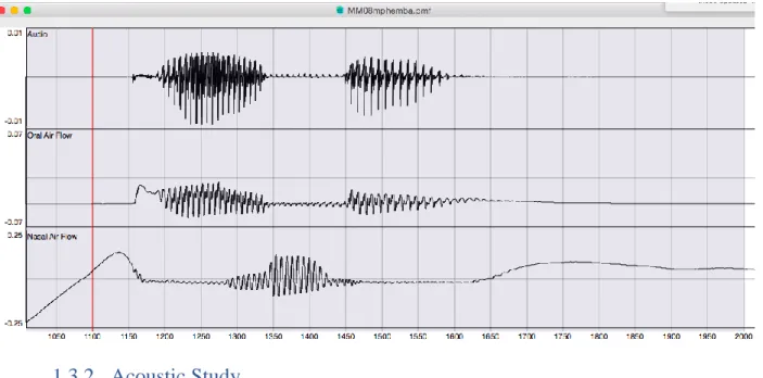 Figure 1: Prenasalized Stops Aerodynamic Data 
