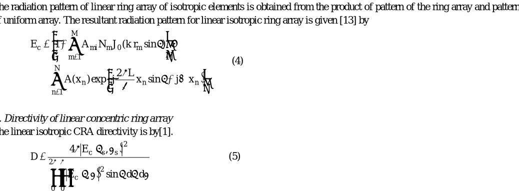 Fig. 3 Patterns of a CRA for M=10 and N=2 