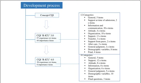 Fig. 1 CQI ‘R-ICU’development process