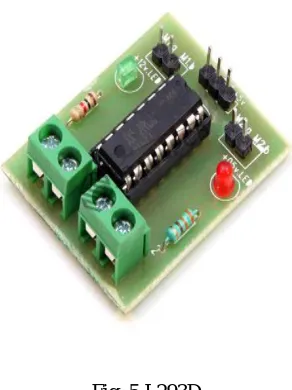 Fig. 4:DC Geared Motor 