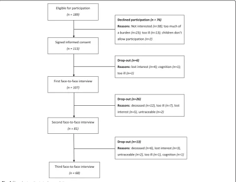Fig. 1 Flowchart patient study population