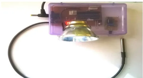 Fig 2 Li-Fi based Wireless Sensor Node 