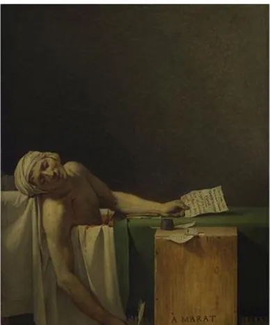 Fig 2: Jacques-Louis David, Death of Marat, 1793