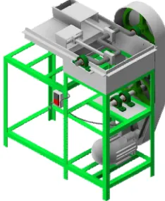 Fig. 2 Perspective view of the invention showing two pistons placed parallel to each other  