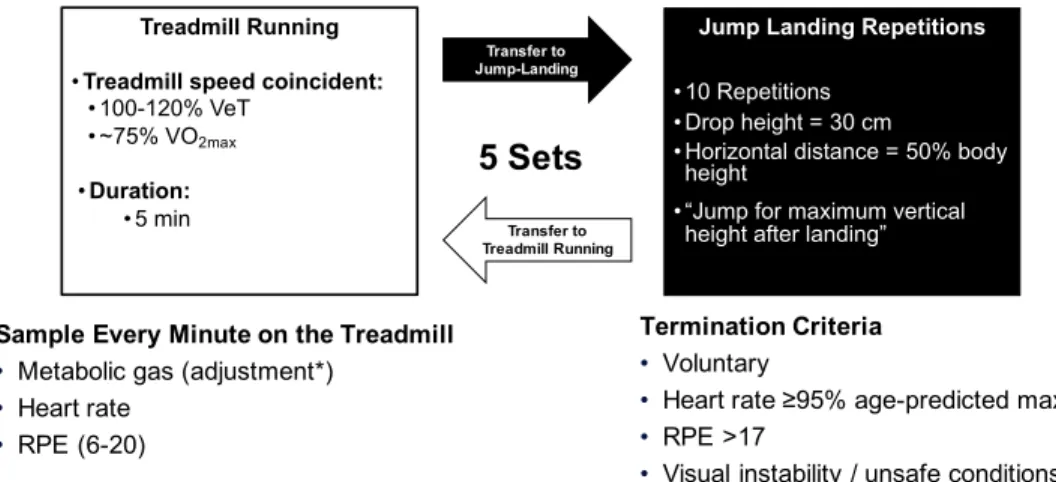 Figure 3.5 – High Training Load Exposure Exercise Protocol 