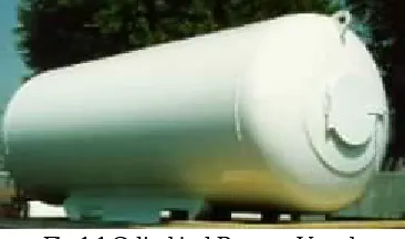 Fig 1.1.Cylindrical Pressure Vessel 