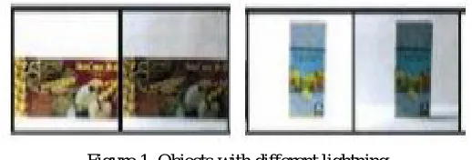 Figure 1. Objects with different lightning 