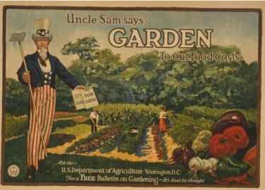 Figure 1.1: USDA Poster Promoting Victory Gardens. 1917. 