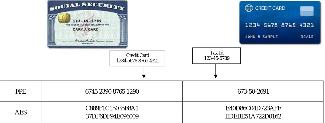 Figure 2 : Format preserving Encryption 