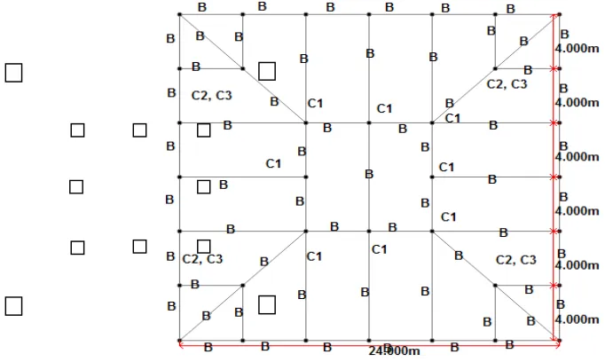 Figure 7:Plan views of both structures. 