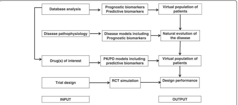 Figure 1 Flow chart for modeling and simulation approach.