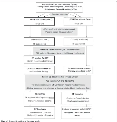 Figure 1 Schematic outline of the main study.