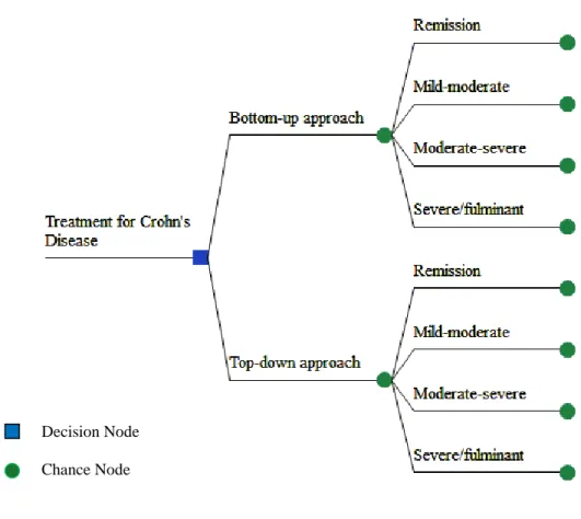 Figure 4.2   Decision Tree (schematic) for Budget Impact Analysis 