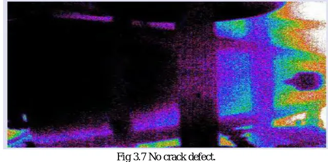 Fig 3.7 No crack defect. 