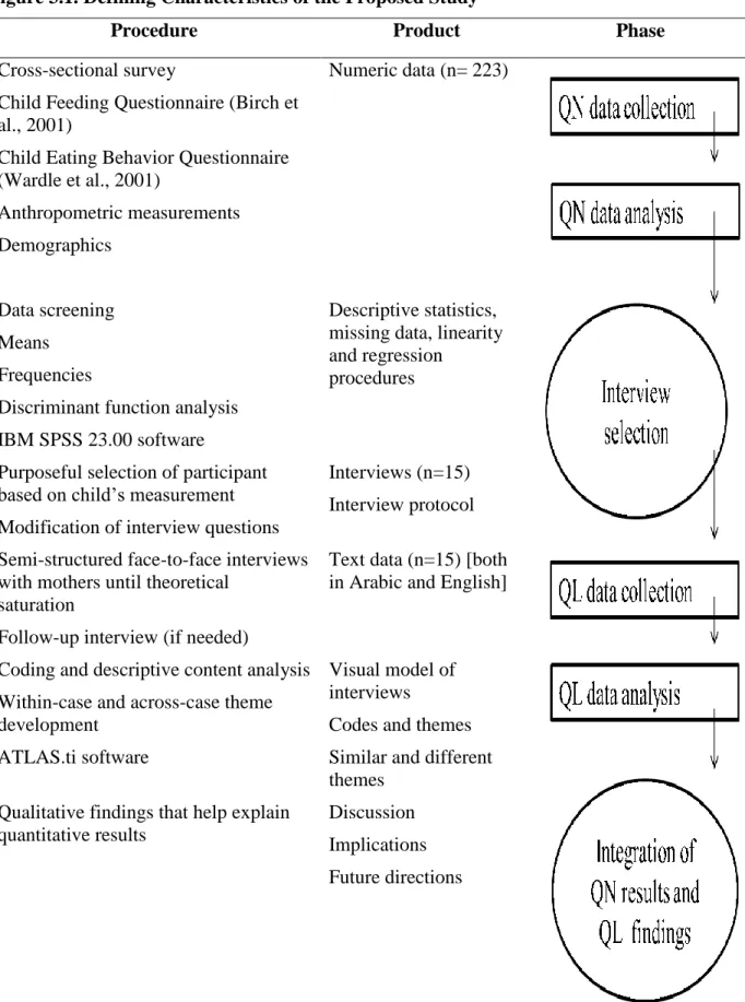 Figure 3.1. Defining Characteristics of the Proposed Study 