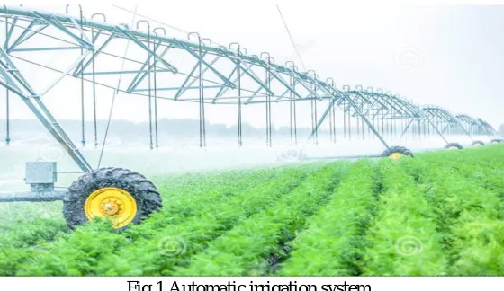 Fig 1.Automatic irrigation system 