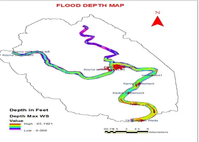 Fig. 2 Water Depth Grid (2005)  