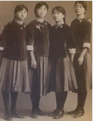 Fig 2.3 Lin Huiyin and Her Classmates (1916) 