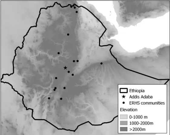 Figure 2. Map of study communities.  