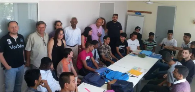 Figure 2: Capture from Greek language courses of ALEF program.