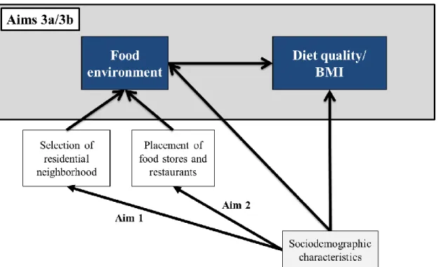Figure 1. Conceptual model of dissertation 