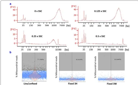 Fig. 2 Diluted SSC neither interfered with full-length cDNA conversion nor produced low quality cells