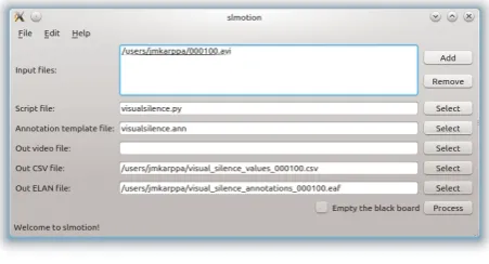 Figure 3: The graphical user interface (GUI).