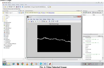 Fig. 4: Edge Detected Image 