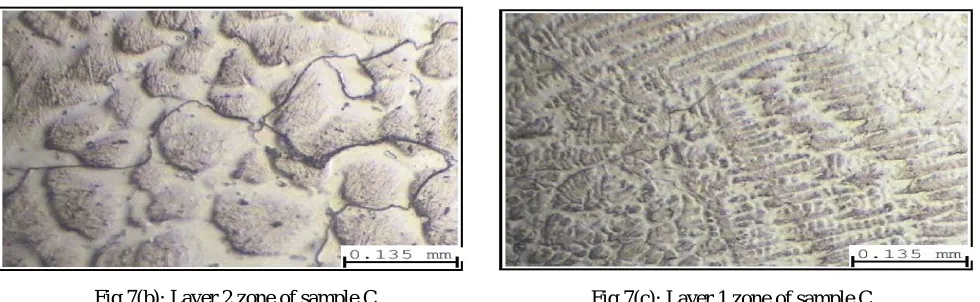 Fig 7(b): Layer 2 zone of sample C 