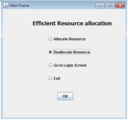 Figure 8: Deallocation process for client id 1 