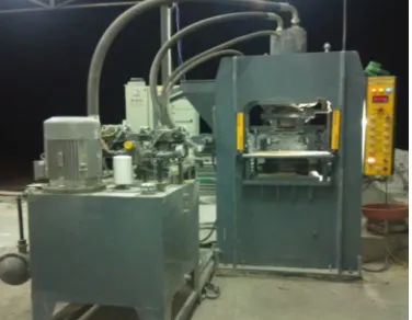 Fig. 1 Hydraulic Compression Machine 