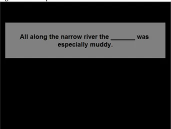 Figure	4.	Example	Cued	Recall	Test	Trial	