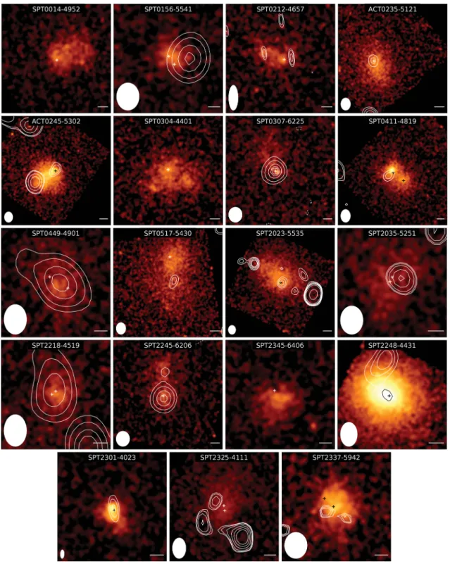 Figure 2. Smoothed Chandra images of systems with signs of interactions (see Section 3.5)