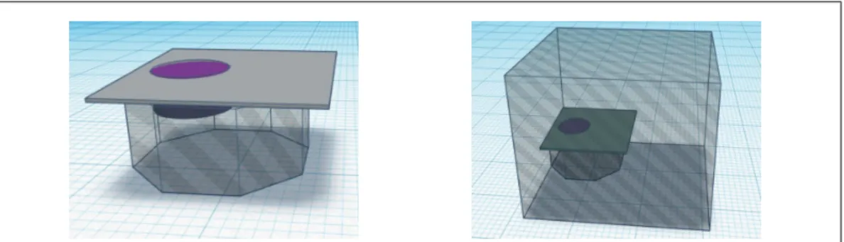 Figure 2.1: 3D renderings of the tools used for the packing procedure for 275 GHz EPR