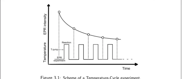 Figure 3.1: Scheme of a Temperature-Cycle experiment.