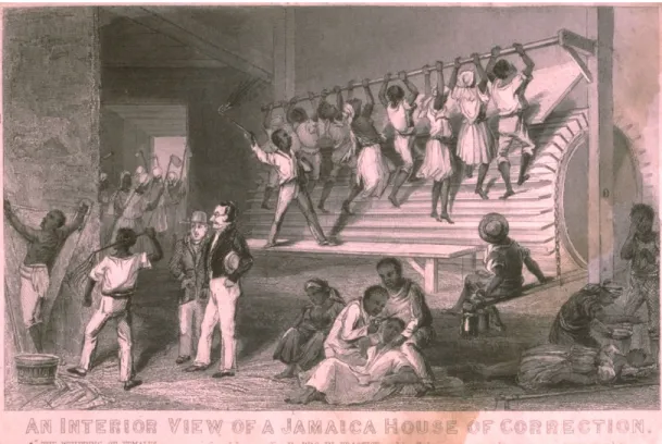 Figure 5.2: Anonymous, “Scene from a Jamaica House of  Correction” (engraving, 1834).  