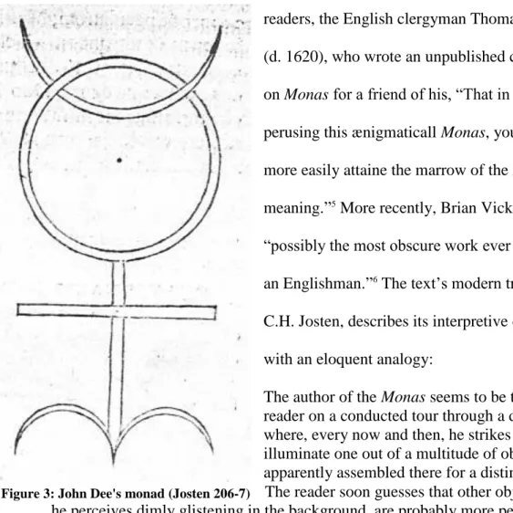 Figure 3: John Dee's monad (Josten 206-7) 