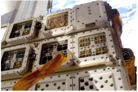 Figure 8. The external exposure facility EXPOSE-R is currently operational on the ISS  since March 2010