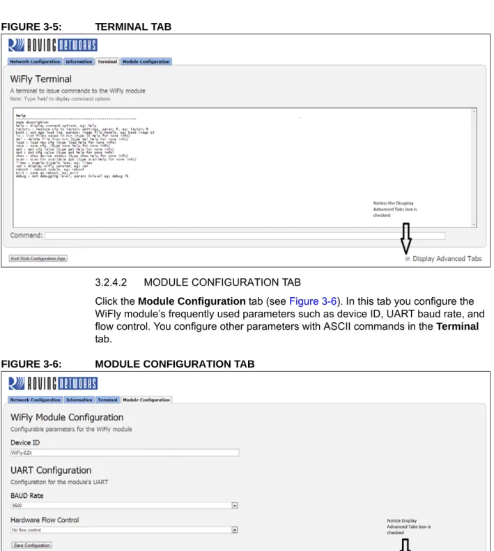 FIGURE 3-5: TERMINAL TAB