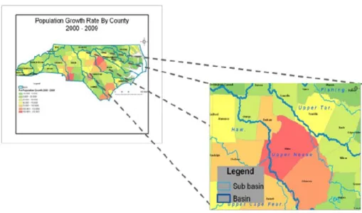 Figure 2.4 - NCResSys Prototype Area - Population Growth 
