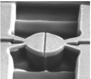 Figure 5.1: A SEM picture of device A, on which all the PPMS measurements have been performed.