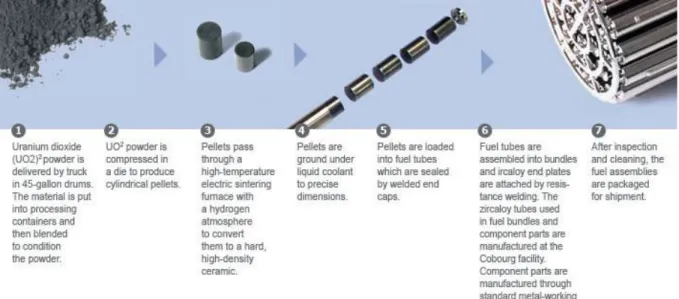 Figure 3: Uranium-235, http://www.cameco.com/fue_and_power/fuel_manufacturing/process 