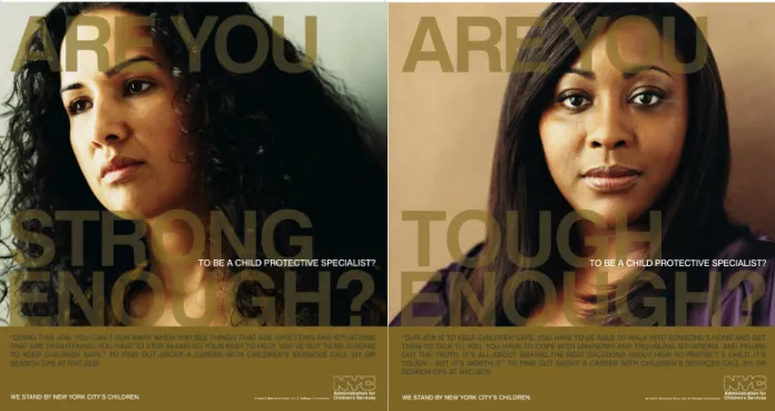 Figure 3: ACS Recruitment Posters.                                                                                                                  