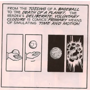 Fig. 2.3. The negotiation of time, space, and narrative in Scott McCloud’s 